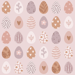 Easter eggs pattern