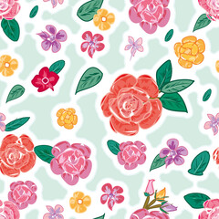 flower tileable pattern