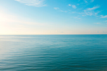 Fototapeta na wymiar Beautiful Blue Ocean view in Miami Beach Florida