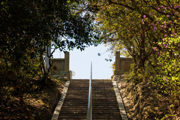日本の愛媛県今治市の小島と馬島の美しい風景
