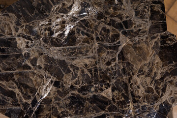 The mineral phlogopite. Close-up, background and texture of the mineral