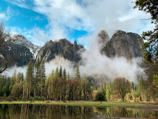 Fog in Yosemite National PArk