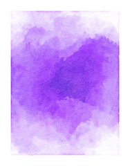 purple watercolor paper background, abstract wet impressionist paint pattern, graphic design