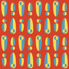 Simple abstract seamless pattern - accent for any surfaces.