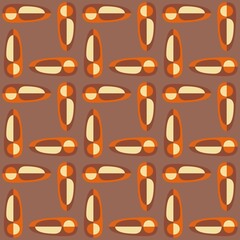 Simple abstract seamless pattern - accent for any surfaces.