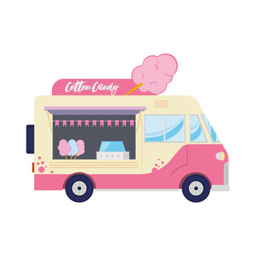 Candy Cotton Food Truck