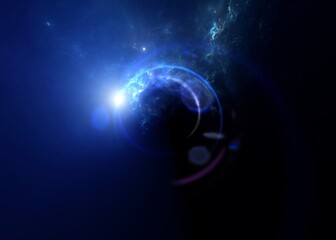 Obraz premium black hole, Planets and galaxy, science fiction wallpaper. Beauty of deep space. Billions of galaxy in the universe Cosmic art background