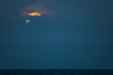 moonlight over the sea