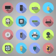 Recycle, Cpu processor and Search file icons simple set. Info, Report document and Verify signs. Recycling waste, Computer component. Technology set. Flat recycle icon. Circle button. Vector