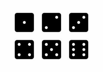 Dice Icon Vector for Web or Mobile App