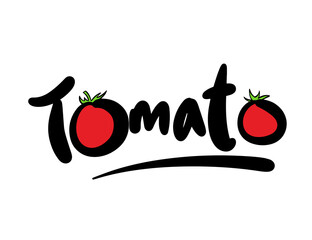 Tomato illustrations - Hand drawn food ingredients, Tomato - vector
