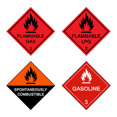 Warning Hazardous chemical danger Symbol Sign Isolate on White Background,Vector Illustration