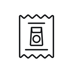 Shopping invoice icon design. vector illustration