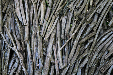 Driftwood pieces background texture