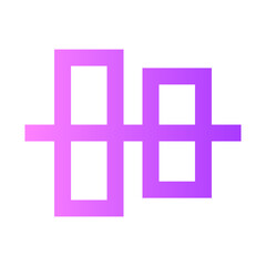 Obraz premium vertical gradient icon