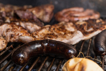 preparation of meat for asado in the Argentine grill