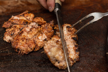 argentinian grilled crispy roasted cow gizzard