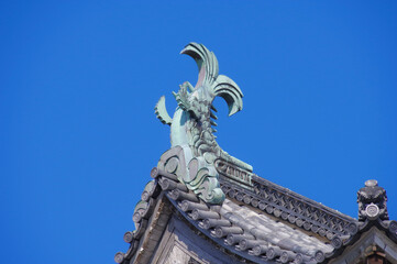 松江城天守 シャチホコ