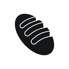 bread vector silhouette for website symbol icon