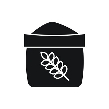 recommend clip art: flour vector silhouette for website symbol icon