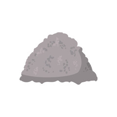 flat cement pile design