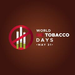 World No Tobacco Day Design Background For Campaign Moment