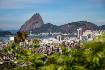 Pão-de-Açucar e favela Rio