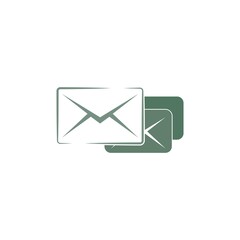 Envelope icon, mail icon illustration