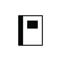 Book, Read, Library, Study Solid Line Icon Vector Illustration Logo Template. Suitable For Many Purposes.