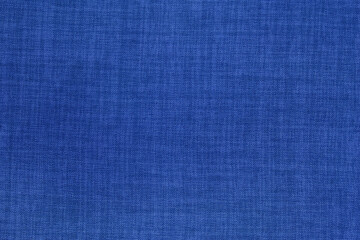 Dark blue linen fabric cloth texture background, seamless pattern of natural textile.