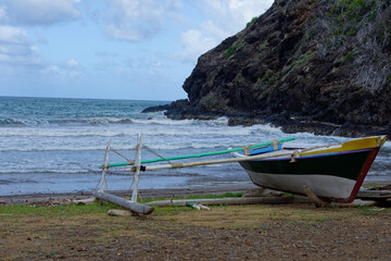 Obraz premium Baie de ta'aoa - hiva oa - iles marquises en polynésie francaise