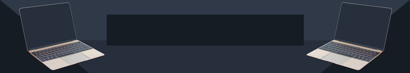 Background for a site selling computers. 3D rendering