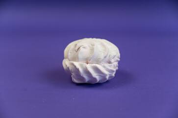 Zephyr. A sweet treat against a blue background