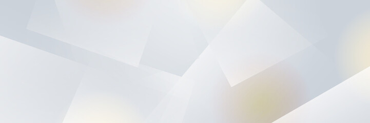 Abstract white and gold luxury banner background. Vector abstract graphic design banner pattern background template.