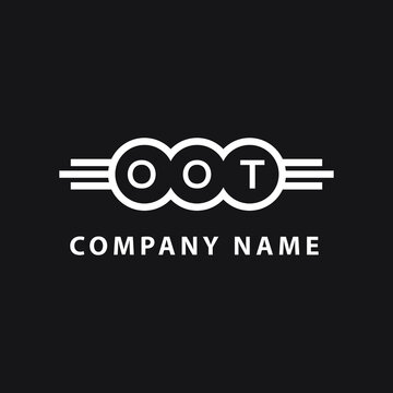 OOT letter logo design on black background. OOT  creative initials letter logo concept. OOT letter design.