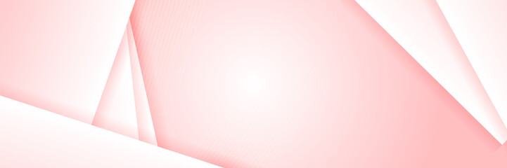 Modern light pink and gold abstract background. Abstract geometric shape pink gold background with light and shadow 3D layered for presentation design.