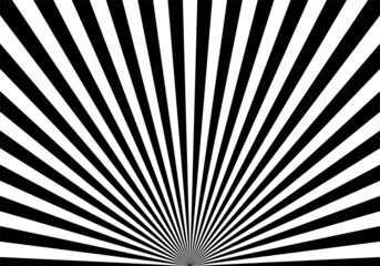 Obraz premium 中央下からの集中線モノクロ背景素材