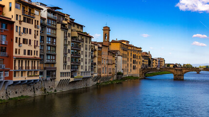 Naklejka na ściany i meble Florence, ponte vecchio city