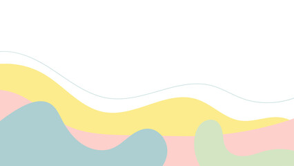 Hello Spring hand sketched background. vintage lettering banner poster template background