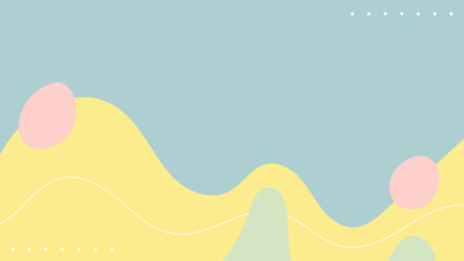 Hello Spring hand sketched background. vintage lettering banner poster template background