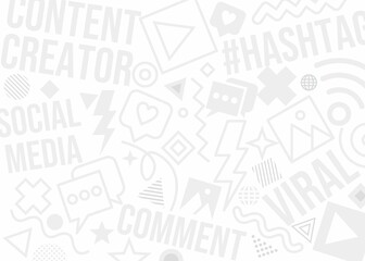 Creative social media pattern design