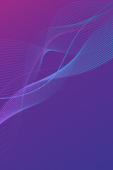 abstract background wallpaper using blue gradient wave lines. The background is dominated by blue with a slight pink gradient. This design has a portrait size
