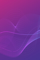 abstract background wallpaper using pink and blue gradient wave lines. The background is dominated by a gradient between pink and blue. This design is portrait size