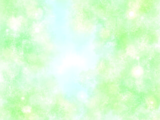 Image of fresh green and blue sky