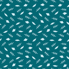 Decorative seamless pattern. Simple abstract shape
