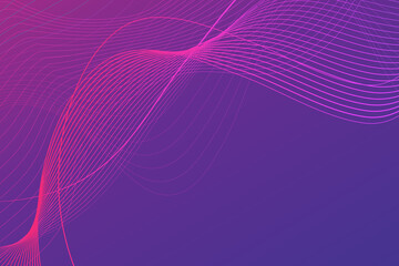 abstract background using pink waves. The background is dominated by blue with a slight gradient of pink and has a landscape size