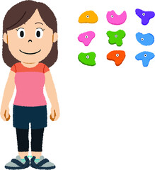 スポーツクライミングのイラスト