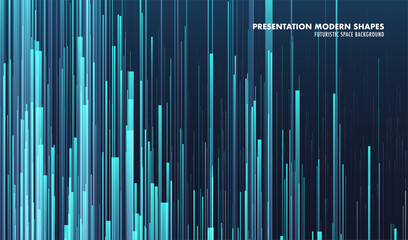Obraz premium Lines composed of glowing background