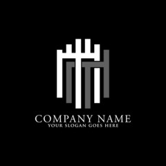 monogram initial name letter MM logo designs, can used business logo inspirations