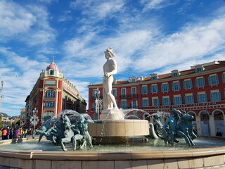 Fototapeta premium 이탈리아 비엔나에서 가장 유명한 분수